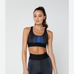 Bandier Serpent Luna Bra in Blue Nero S A21